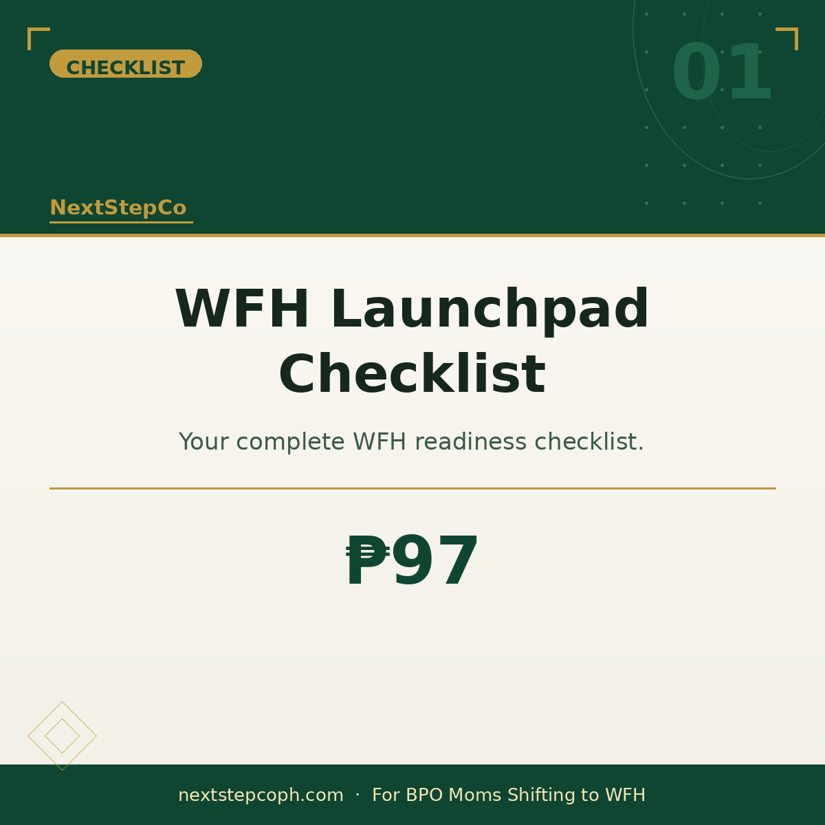 WFH Launchpad checklist