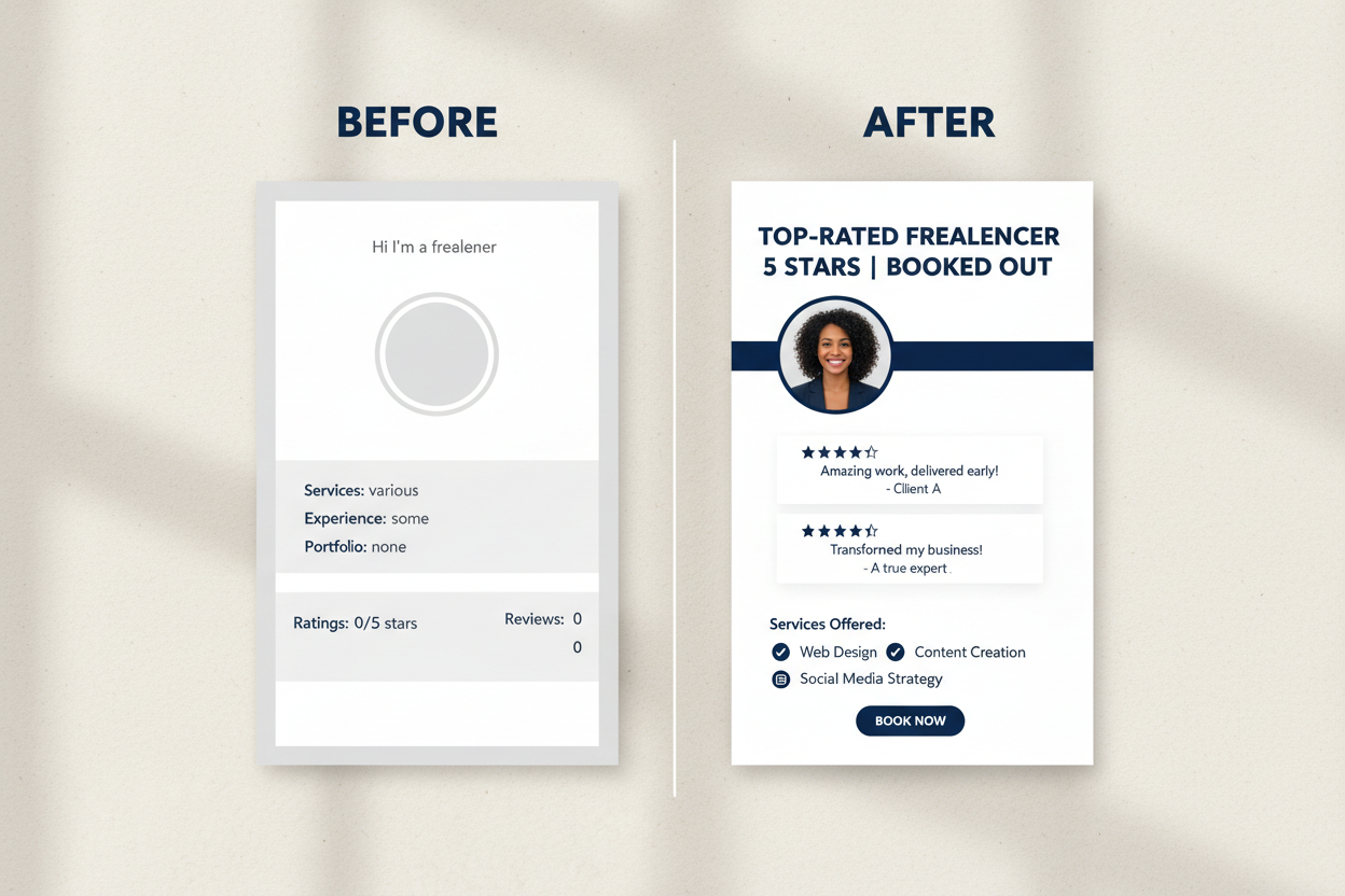 Portfolio Before and After