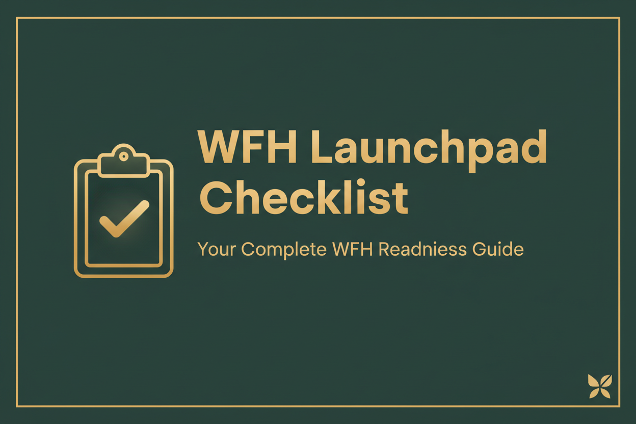 WFH Launchpad Checklist